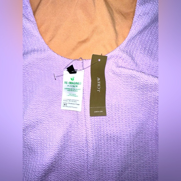Purple Lavender One Piece J. CREW Bathing Suit - Picture 3 of 5